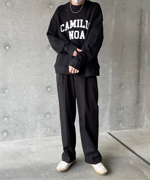 y/m by れぽすけ(イムバイレポスケ)の「CAMILLE NOAスウェットトップス(スウェット・メンズ・ブラック/グレー・MEDIUM/LARGE)」の20枚目の写真