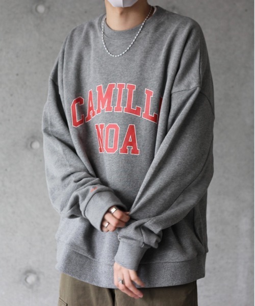 y/m by れぽすけ(イムバイレポスケ)の「CAMILLE NOAスウェットトップス(スウェット・メンズ・ブラック/グレー・MEDIUM/LARGE)」の10枚目の写真