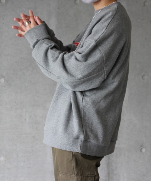 y/m by れぽすけ(イムバイレポスケ)の「CAMILLE NOAスウェットトップス(スウェット・メンズ・ブラック/グレー・MEDIUM/LARGE)」の11枚目の写真