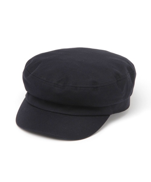 studio CLIP(スタディオクリップ)の「ツイルマリンキャスケット(キャスケット・レディース・ネイビー/オフホワイト・FREE)」の2枚目の写真