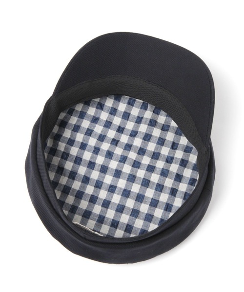 studio CLIP(スタディオクリップ)の「ツイルマリンキャスケット(キャスケット・レディース・ネイビー/オフホワイト・FREE)」の11枚目の写真