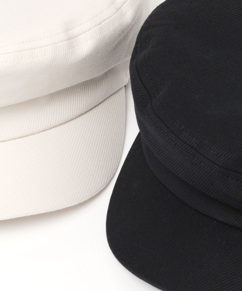 studio CLIP(スタディオクリップ)の「ツイルマリンキャスケット(キャスケット・レディース・ネイビー/オフホワイト・FREE)」の3枚目の写真