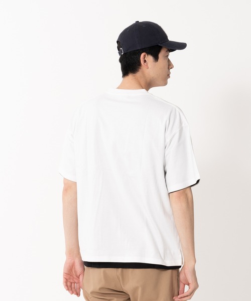 Blue Standard (ブルースタンダード)の「【BLUE STANDARD/ブルースタンダード】ポケット付きBIGTシャツ ルーズTシャツ 2枚セット コットン100%(Tシャツ/カットソー・メンズ・ベージュ/ネイビー/ホワイト/ブルー/カーキ/ブラック・LARGE/X-LARGE/MEDIUM)」の7枚目の写真