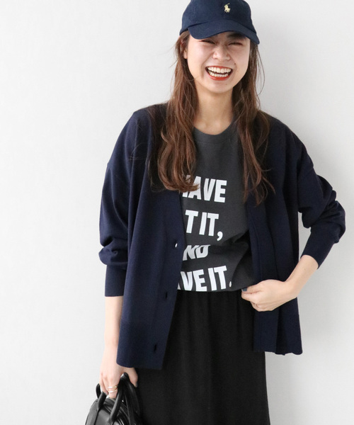 JOURNAL STANDARD relume(ジャーナルスタンダード レリューム)の「ディープVカーディガン◆(カーディガン/ボレロ・レディース・ネイビー/ブルー/キャメル・FREE)」の15枚目の写真