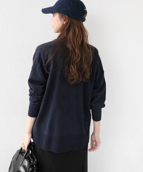JOURNAL STANDARD relume(ジャーナルスタンダード レリューム)の「ディープVカーディガン◆(カーディガン/ボレロ・レディース・ネイビー/ブルー/キャメル・FREE)」の17枚目の写真