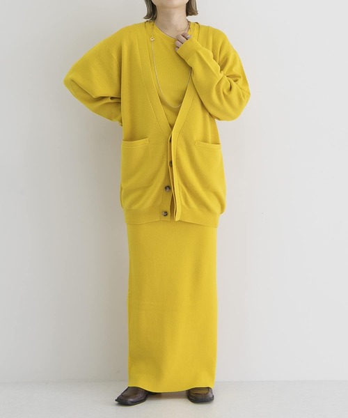 URBAN RESEARCH(アーバンリサーチ)の「iI Knit cardigan(カーディガン/ボレロ・レディース・ピンク/イエロー/オレンジ/グリーン/ボルドー・SMALL/MEDIUM)」の18枚目の写真