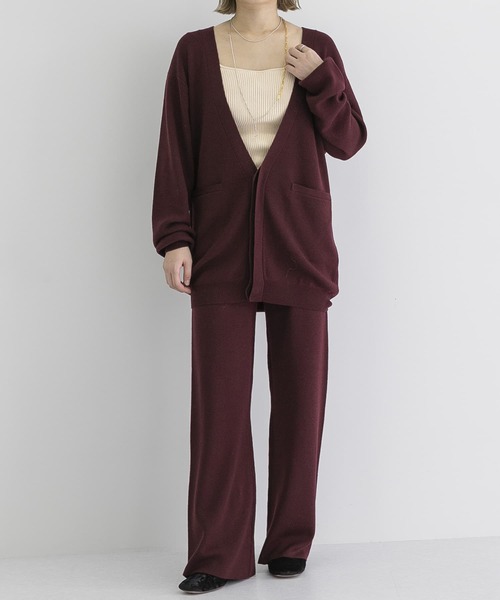 URBAN RESEARCH(アーバンリサーチ)の「iI Knit cardigan(カーディガン/ボレロ・レディース・ピンク/イエロー/オレンジ/グリーン/ボルドー・SMALL/MEDIUM)」の6枚目の写真