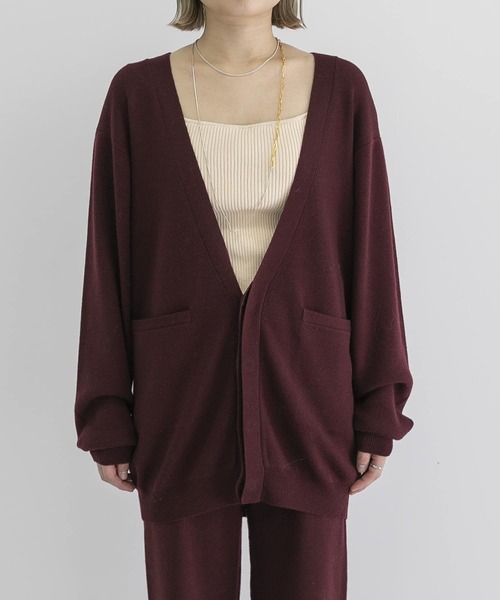 URBAN RESEARCH(アーバンリサーチ)の「iI Knit cardigan(カーディガン/ボレロ・レディース・ピンク/イエロー/オレンジ/グリーン/ボルドー・SMALL/MEDIUM)」の20枚目の写真