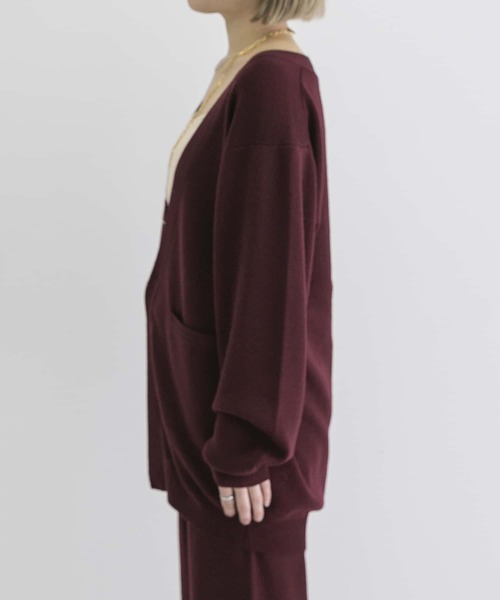 URBAN RESEARCH(アーバンリサーチ)の「iI Knit cardigan(カーディガン/ボレロ・レディース・ピンク/イエロー/オレンジ/グリーン/ボルドー・SMALL/MEDIUM)」の8枚目の写真