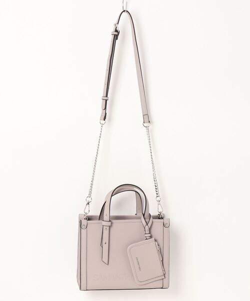 SAMANTHAVEGA（サマンサベガ）の「シンプル横型トート（ハンドバッグ・レディース・グレー・FREE）」の6枚目の写真