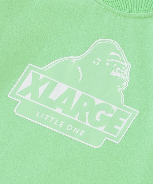XLARGE KIDS（エクストララージキッズ）の「スランテッドOGゴリラ長袖Tシャツ（Tシャツ/カットソー・キッズ・ブラック/オフホワイト/ライトグリーン/イエロー・140cm/80ｃｍ/90cm/100cm/110cm/120cm/130cm）」の9枚目の写真