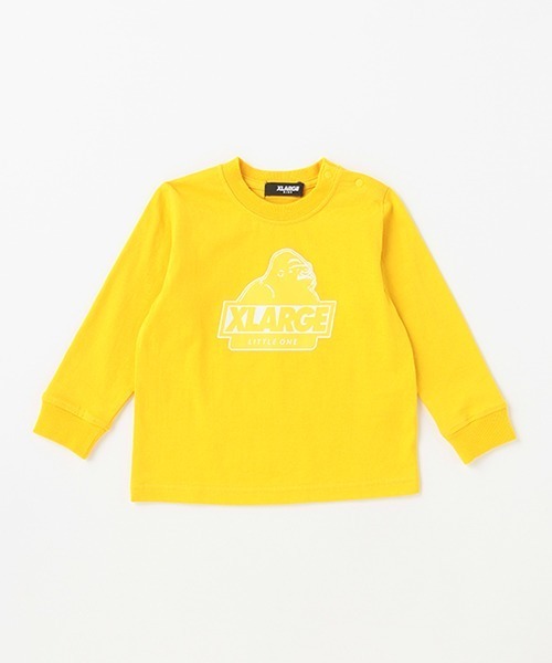 XLARGE KIDS（エクストララージキッズ）の「スランテッドOGゴリラ長袖Tシャツ（Tシャツ/カットソー・キッズ・ブラック/オフホワイト/ライトグリーン/イエロー・140cm/80ｃｍ/90cm/100cm/110cm/120cm/130cm）」の22枚目の写真