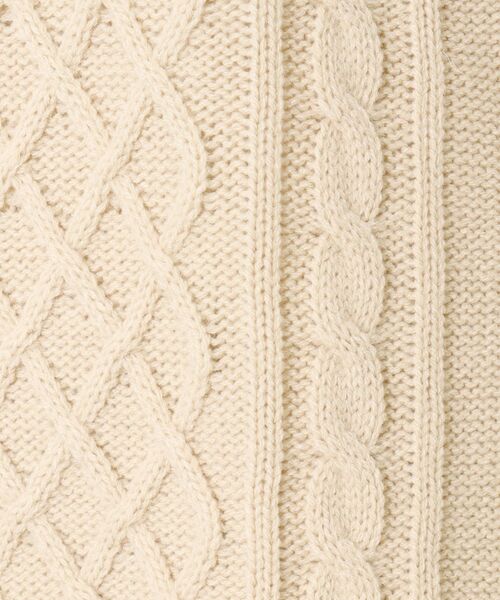 Cutie Blonde（キューティーブロンド）の「◆【S-L/2点セット】ケーブル編みベスト+Tシャツ（その他トップス・レディース・ナチュラル/レモンイエロー/ブラック・01/03/02）」の16枚目の写真