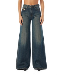 DIESEL | DIESEL SS22 レディース デニム スリム フレアレッグ ヴィンテージウォッシュ(デニムパンツ)