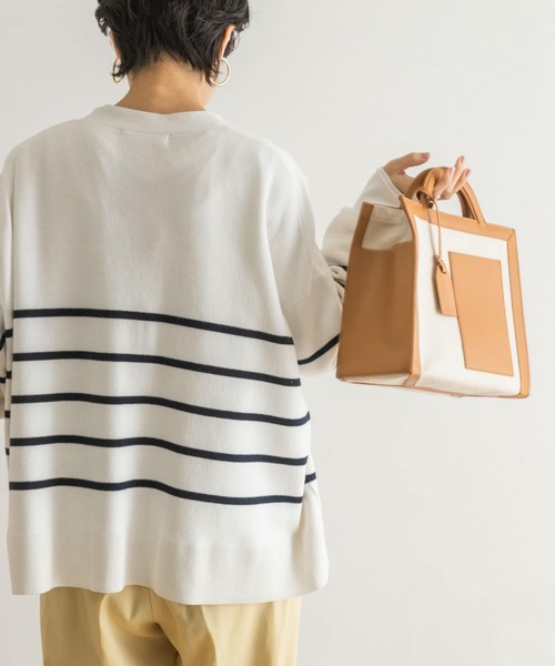 URBAN RESEARCH(アーバンリサーチ)の「コットンスムースVネックカーディガン(カーディガン/ボレロ・レディース・グリーン/ホワイト系その他/ベージュ・FREE)」の22枚目の写真