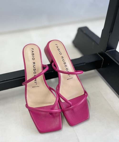 FABIO RUSCONI（ファビオルスコーニ）の「FABIO RUSCONI/スリムストラップサンダル（サンダル・レディース・ピンク/キャメル・36/37/38）」の16枚目の写真