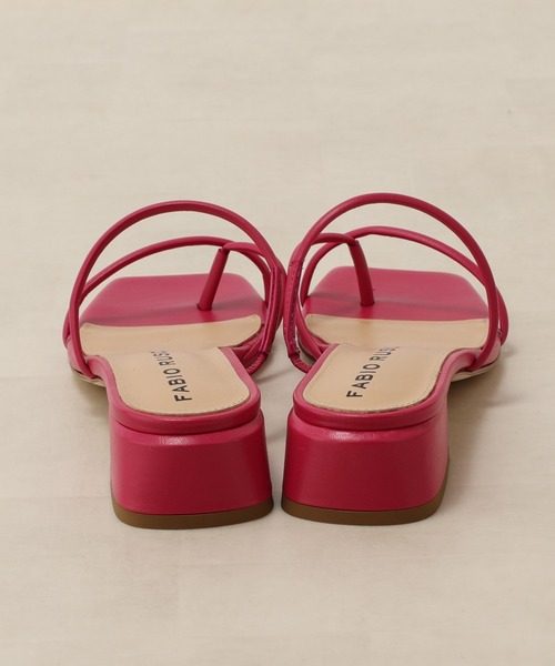 FABIO RUSCONI（ファビオルスコーニ）の「FABIO RUSCONI/スリムストラップサンダル（サンダル・レディース・ピンク/キャメル・36/37/38）」の22枚目の写真