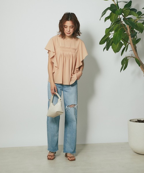 FABIO RUSCONI（ファビオルスコーニ）の「FABIO RUSCONI/スリムストラップサンダル（サンダル・レディース・ピンク/キャメル・36/37/38）」の5枚目の写真