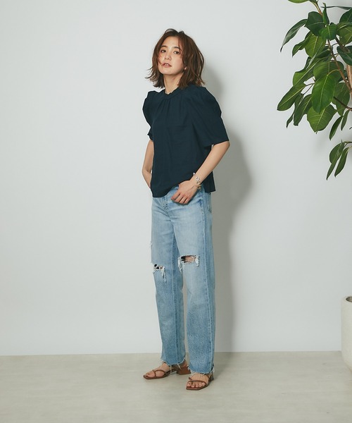 FABIO RUSCONI（ファビオルスコーニ）の「FABIO RUSCONI/スリムストラップサンダル（サンダル・レディース・ピンク/キャメル・36/37/38）」の6枚目の写真