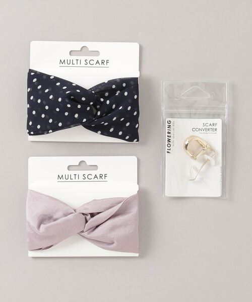 新品♡はピンク♡スカーフ&トップスセット☆マルチカラージャンパー Pixie Heart レーストリミングスカーフ ピクシーハート（Pixie