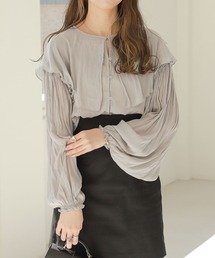 Heather | BIG襟ブラウス　275374(シャツ/ブラウス)