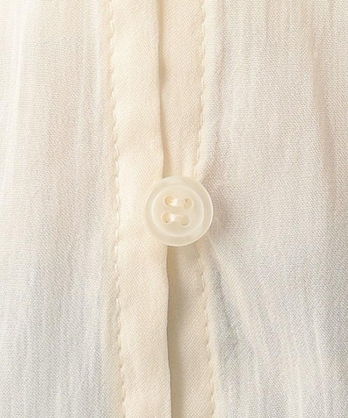 Heather（ヘザー）の「BIG襟ブラウス　275374（シャツ/ブラウス・レディース・ブラック/グレー/オフホワイト・FREE）」の17枚目の写真