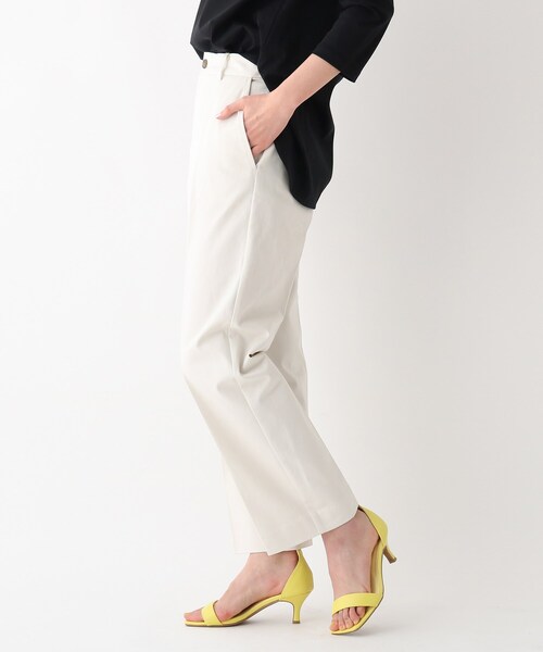 OPAQUE.CLIP(オペークドットクリップ)の「◆【OC】オーガニックコットンチノ ハイウエストワイド(その他パンツ・レディース・オフホワイト/ベージュ・38/40)」の13枚目の写真