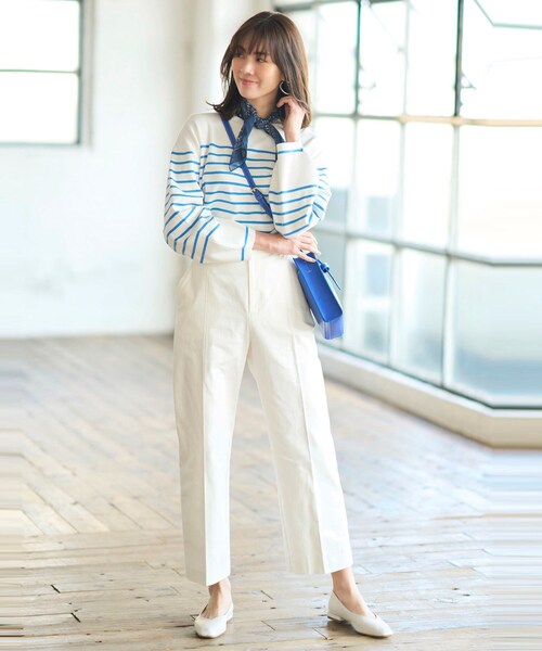 OPAQUE.CLIP(オペークドットクリップ)の「◆【OC】オーガニックコットンチノ ハイウエストワイド(その他パンツ・レディース・オフホワイト/ベージュ・38/40)」の20枚目の写真