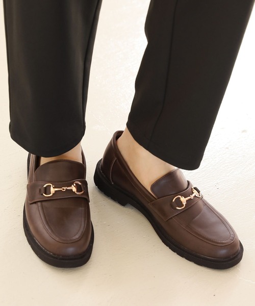 LAKOLE(ラコレ)の「ビットローファー / 264821(ローファー・メンズ・ブラウン/ブラック・MEDIUM/LARGE)」の1枚目の写真