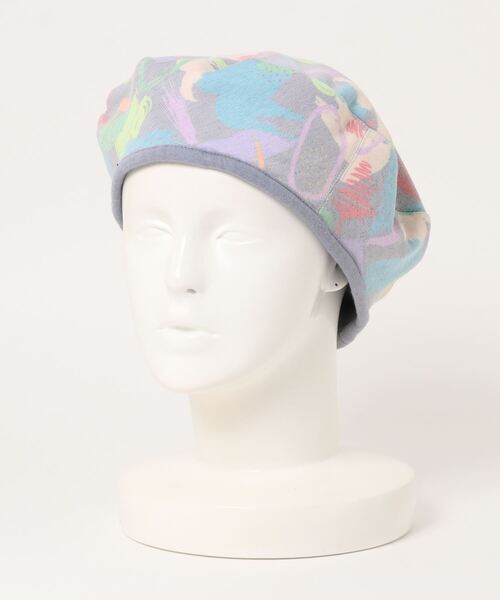 チチカカ（チチカカ）の「リバーシブルスウェットベレー（ハンチング/ベレー帽・レディース・ブラック/ネイビー・FREE）」の4枚目の写真