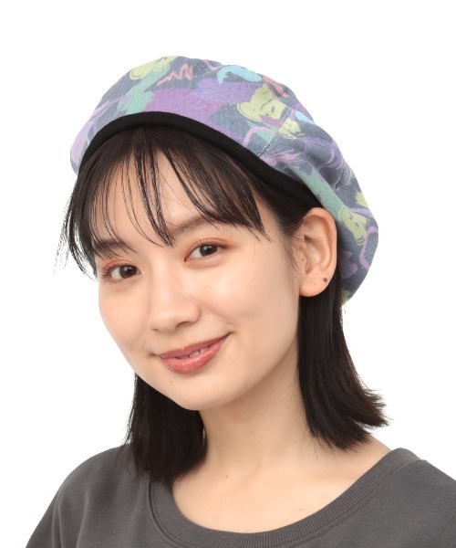 チチカカ（チチカカ）の「リバーシブルスウェットベレー（ハンチング/ベレー帽・レディース・ブラック/ネイビー・FREE）」の11枚目の写真