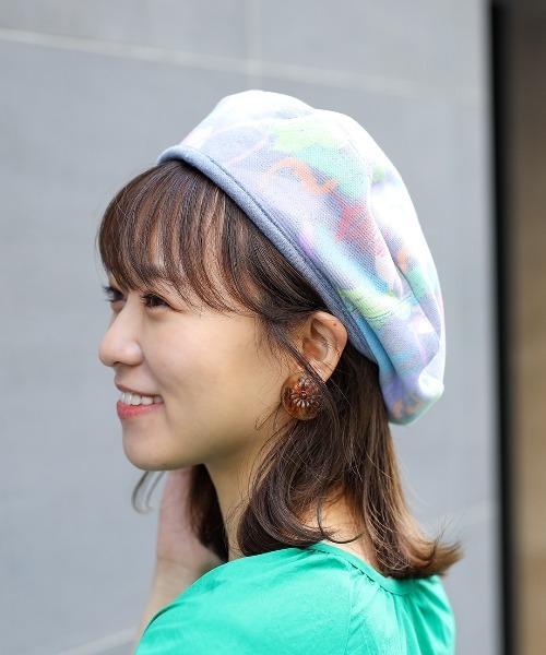 チチカカ（チチカカ）の「リバーシブルスウェットベレー（ハンチング/ベレー帽・レディース・ブラック/ネイビー・FREE）」の9枚目の写真