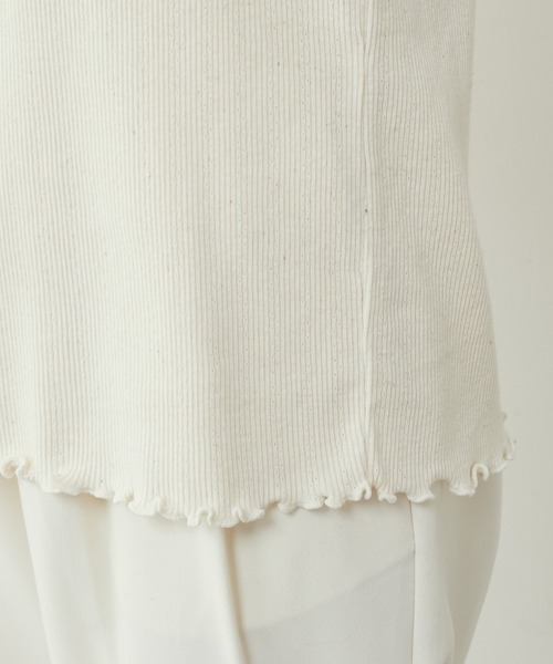 PUAL CE CIN(ピュアルセシン)の「襟レーステレコロングスリーブ(Tシャツ/カットソー・レディース・ブラック/ナチュラル・FREE)」の13枚目の写真