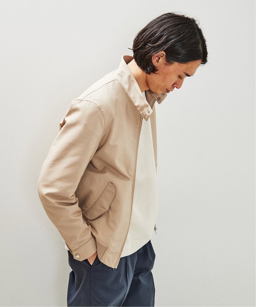 EDIFICE SELECT（エディフィスセレクト）の「ハリントン ブルゾン（ブルゾン・メンズ・ベージュ/ネイビー・SMALL/MEDIUM/LARGE）」の8枚目の写真