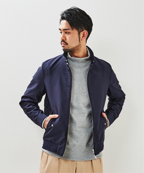 EDIFICE SELECT（エディフィスセレクト）の「ハリントン ブルゾン（ブルゾン・メンズ・ベージュ/ネイビー・SMALL/MEDIUM/LARGE）」の15枚目の写真