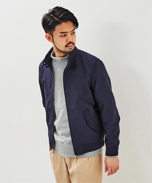 EDIFICE SELECT（エディフィスセレクト）の「ハリントン ブルゾン（ブルゾン・メンズ・ベージュ/ネイビー・SMALL/MEDIUM/LARGE）」の20枚目の写真