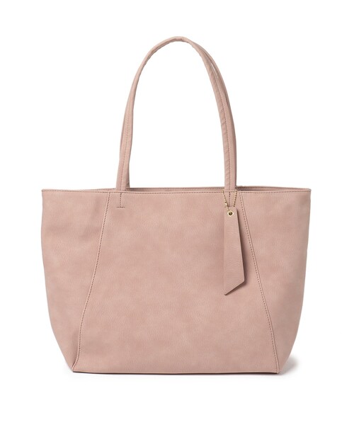 SHOO・LA・RUE（シューラルー）の「◆シンプル合皮トート（トートバッグ・レディース・ブラック/カーキ/ブルー/ナチュラル/キャメル/ピンク系・00）」の6枚目の写真