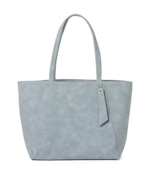 SHOO・LA・RUE（シューラルー）の「◆シンプル合皮トート（トートバッグ・レディース・ブラック/カーキ/ブルー/ナチュラル/キャメル/ピンク系・00）」の4枚目の写真