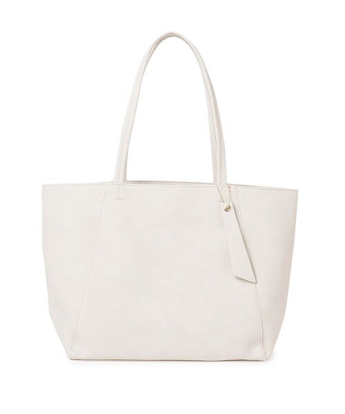 SHOO・LA・RUE（シューラルー）の「◆シンプル合皮トート（トートバッグ・レディース・ブラック/カーキ/ブルー/ナチュラル/キャメル/ピンク系・00）」の8枚目の写真