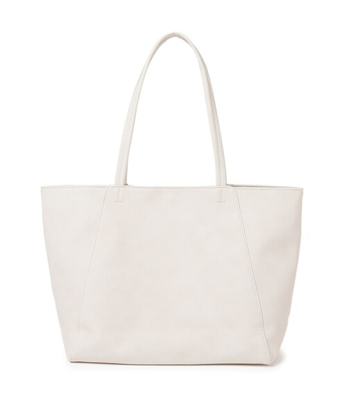 SHOO・LA・RUE（シューラルー）の「◆シンプル合皮トート（トートバッグ・レディース・ブラック/カーキ/ブルー/ナチュラル/キャメル/ピンク系・00）」の10枚目の写真