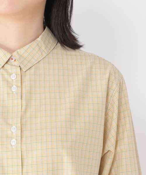 studio CLIP（スタディオクリップ）の「【速乾/接触冷感/マシーンウォッシャブル/お手入れ楽】スタンダードシャツ（シャツ/ブラウス・レディース・ホワイト/サックスブルー/その他2/その他1・MEDIUM/LARGE）」の10枚目の写真