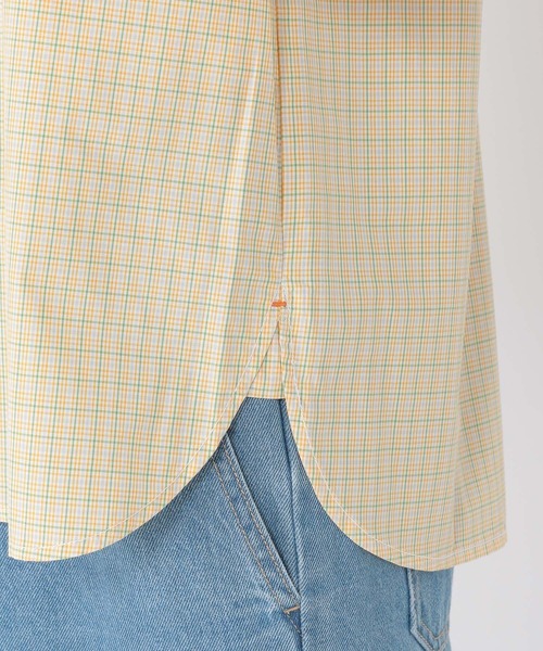 studio CLIP（スタディオクリップ）の「【速乾/接触冷感/マシーンウォッシャブル/お手入れ楽】スタンダードシャツ（シャツ/ブラウス・レディース・ホワイト/サックスブルー/その他2/その他1・MEDIUM/LARGE）」の12枚目の写真