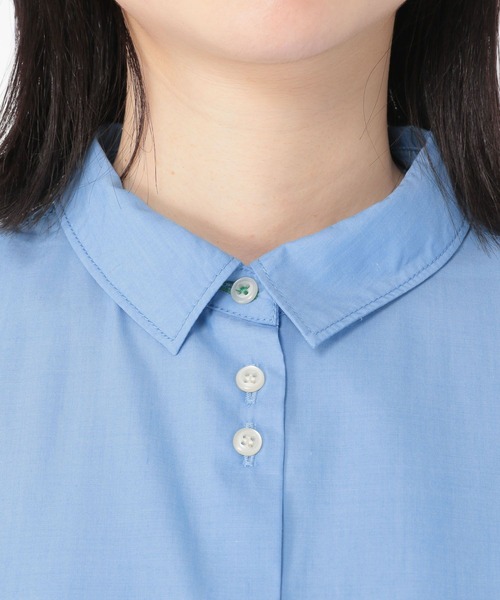 studio CLIP（スタディオクリップ）の「【速乾/接触冷感/マシーンウォッシャブル/お手入れ楽】スタンダードシャツ（シャツ/ブラウス・レディース・ホワイト/サックスブルー/その他2/その他1・MEDIUM/LARGE）」の19枚目の写真