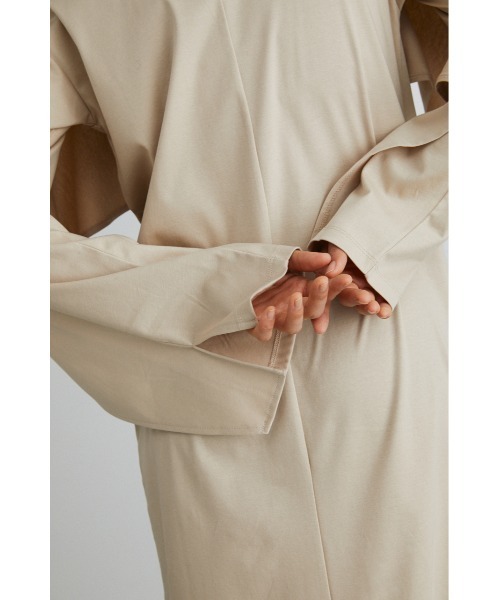 STYLEMIXER（スタイルミキサー）の「パネルレイヤーカットワンピース（ワンピース・レディース・ブラック/サックスブルー/ベージュ・MEDIUM/SMALL）」の20枚目の写真