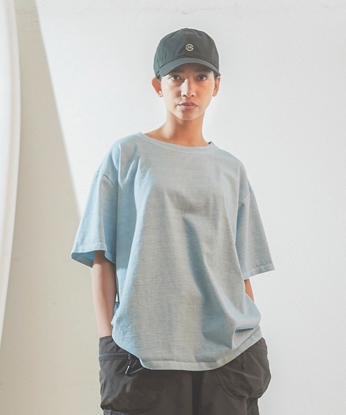 Good On(グッドオン)の「GOOD ON ショートスリーブヘビークルーT GOST2109(Tシャツ/カットソー・レディース・スカイブルー/パープル・S/M/L/XL)」の15枚目の写真