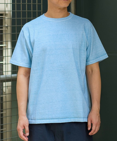 Good On(グッドオン)の「GOOD ON ショートスリーブヘビークルーT GOST2109(Tシャツ/カットソー・レディース・スカイブルー/パープル・S/M/L/XL)」の12枚目の写真