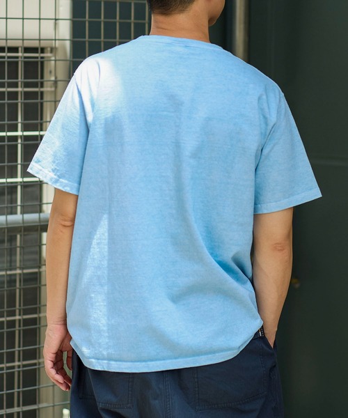 Good On(グッドオン)の「GOOD ON ショートスリーブヘビークルーT GOST2109(Tシャツ/カットソー・レディース・スカイブルー/パープル・S/M/L/XL)」の14枚目の写真