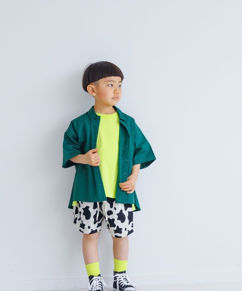 LOWRYS FARM（ローリーズファーム）の「ハーフスリーブシャツ　269273（シャツ/ブラウス・キッズ・イエロー/グリーン・110cm/120cm/130cm/140cm/150cm）」の16枚目の写真