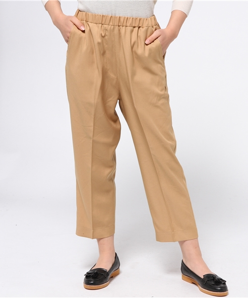 Kastane（カスタネ）の「【Kastane】はんぱ丈イージーテーパードパンツ（その他パンツ・レディース・ネイビー/その他18/ベージュ/グレー・FREE）」の7枚目の写真