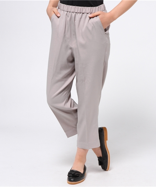 Kastane（カスタネ）の「【Kastane】はんぱ丈イージーテーパードパンツ（その他パンツ・レディース・ネイビー/その他18/ベージュ/グレー・FREE）」の14枚目の写真